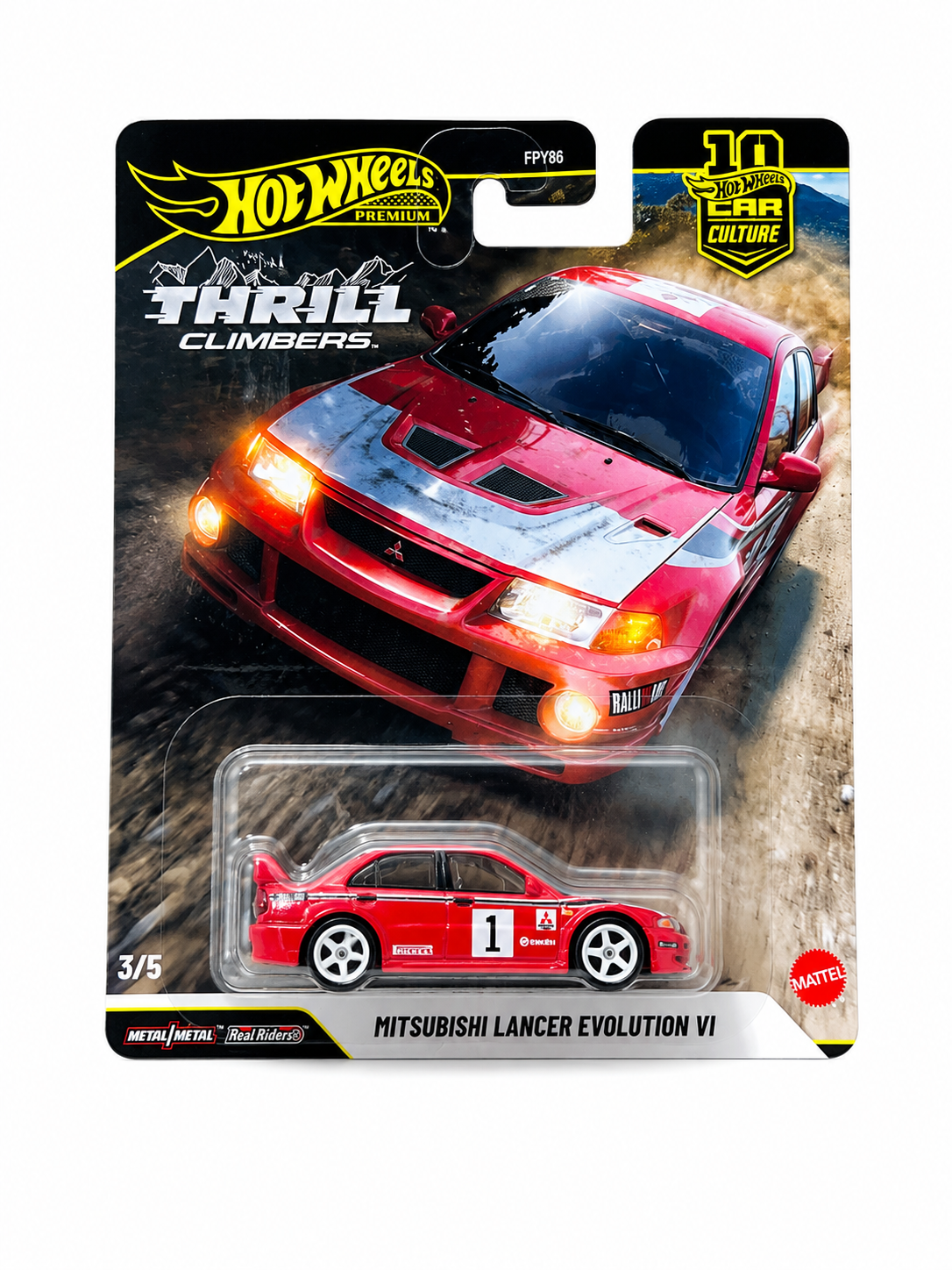 HOT WHEELS 2024 PREMIUM CAR CULTURE – MITSUBISHI LANCER EVOLUTION VI