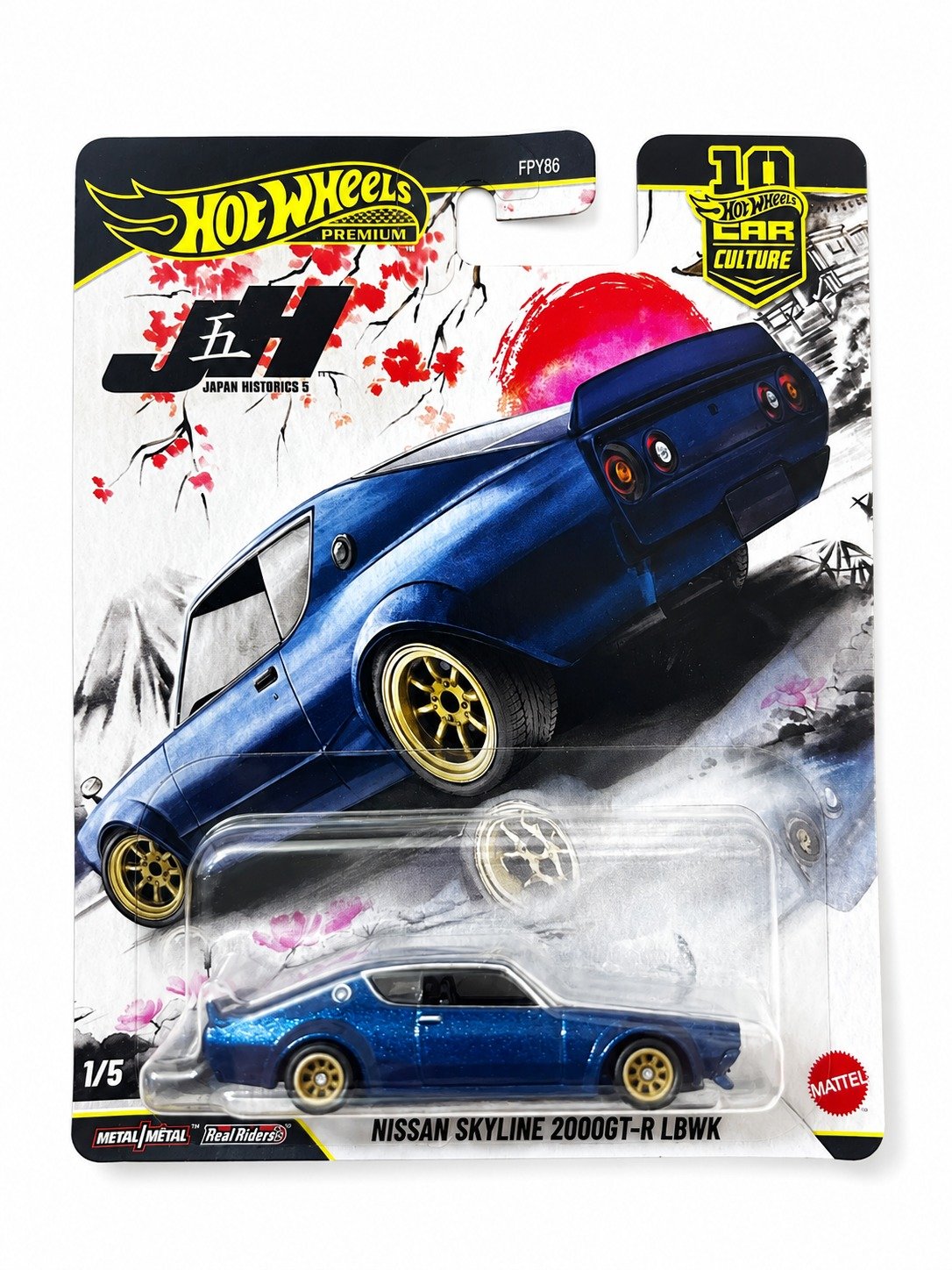 HOT WHEELS 2025 PREMIUM CAR CULTURE – NISSAN SKYLINE 2000GT-R LBWK