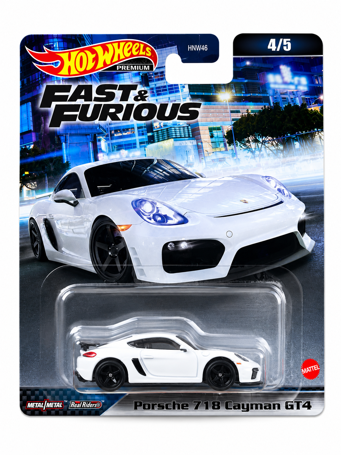 HOT WHEELS 2023 PREMIUM FAST & FURIOUS - PORSCHE 718 CAYMAN GT4