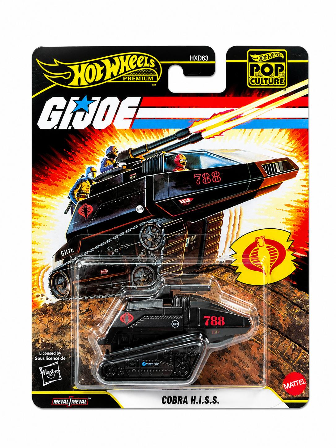 HOT WHEELS 2026 PREMIUM POP CULTURE - COBRA H.IS.S.