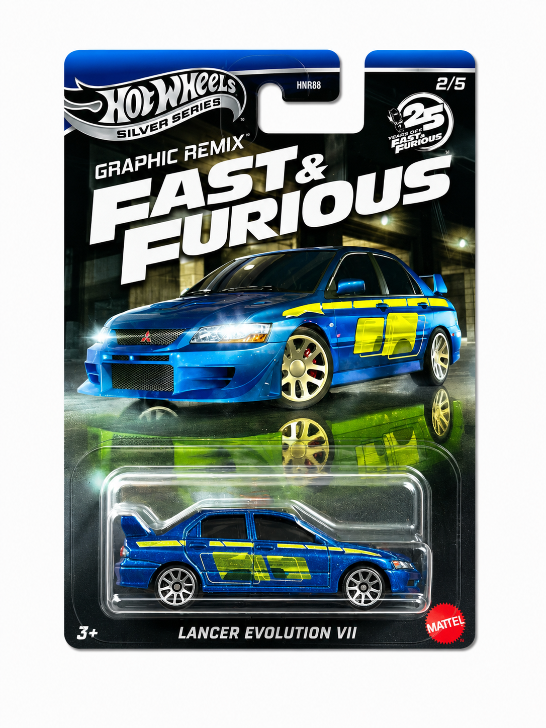 HOT WHEELS SILVER SERIES FAST & FURIOUS - LANCER EVOLUTION VII