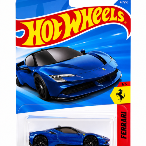 HOT WHEELS BASIC - FERRARI SF90 STRADALE BLUE
