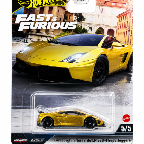 HOT WHEELS 2025 PREMIUM FAST & FURIOUS - LAMBORGHINI GALLARDO LP 570-4 SUPERLEGGERA