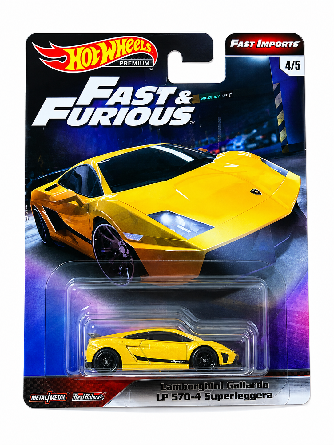 HOT WHEELS 2019 PREMIUM FAST & FURIOUS - LAMBORGHINI GALLARDO LP 570-4 SUPERLEGGERA