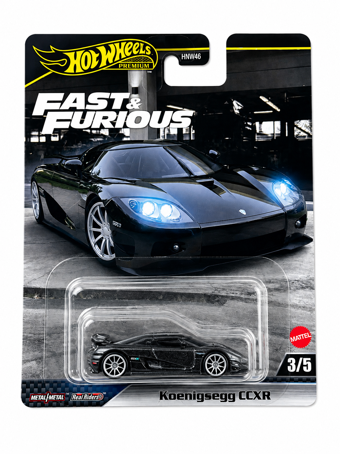 HOT WHEELS 2025 PREMIUM FAST & FURIOUS - KOENIGSEGG CCXR