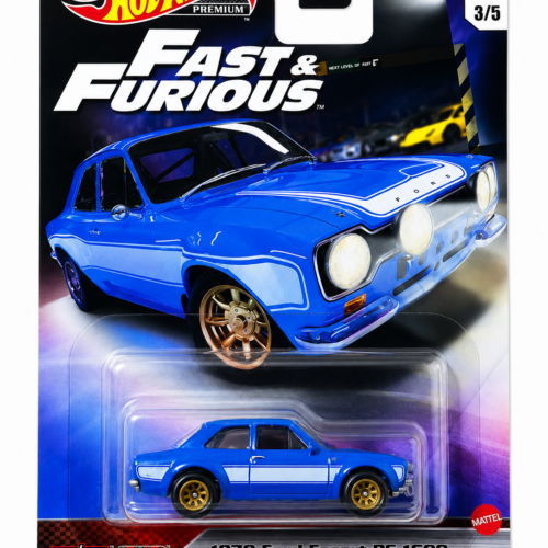 HOT WHEELS 2019 PREMIUM FAST & FURIOUS - 1970 FORD ESCORT RS 1600