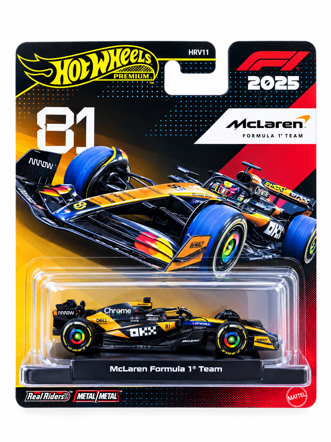 HOT WHEELS 2026 PREMIUM F1 - MCLAREN 2025 (#81)