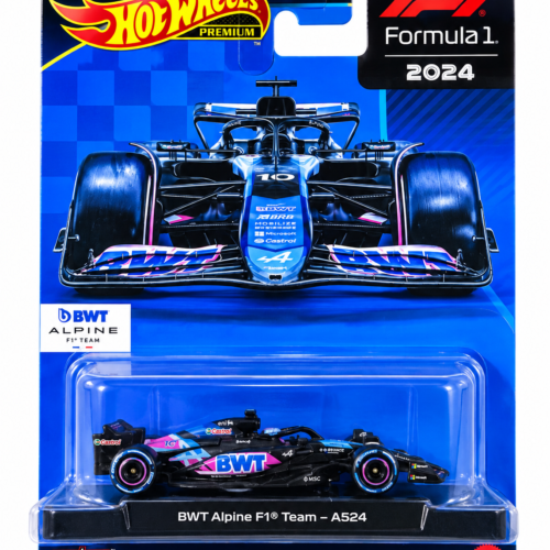 HOT WHEELS 2025 PREMIUM F1 - BWT ALPINE 2024 (#10)