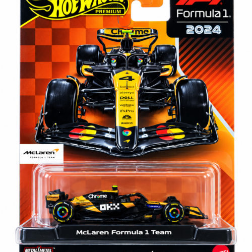 HOT WHEELS 2025 PREMIUM F1 - MCLAREN F1 2024 (#4)