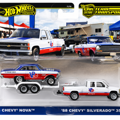 HOT WHEELS 2024 PREMIUM TEAM TRANSPORT - CHEVY NOCA / CHEVY SILVERADO
