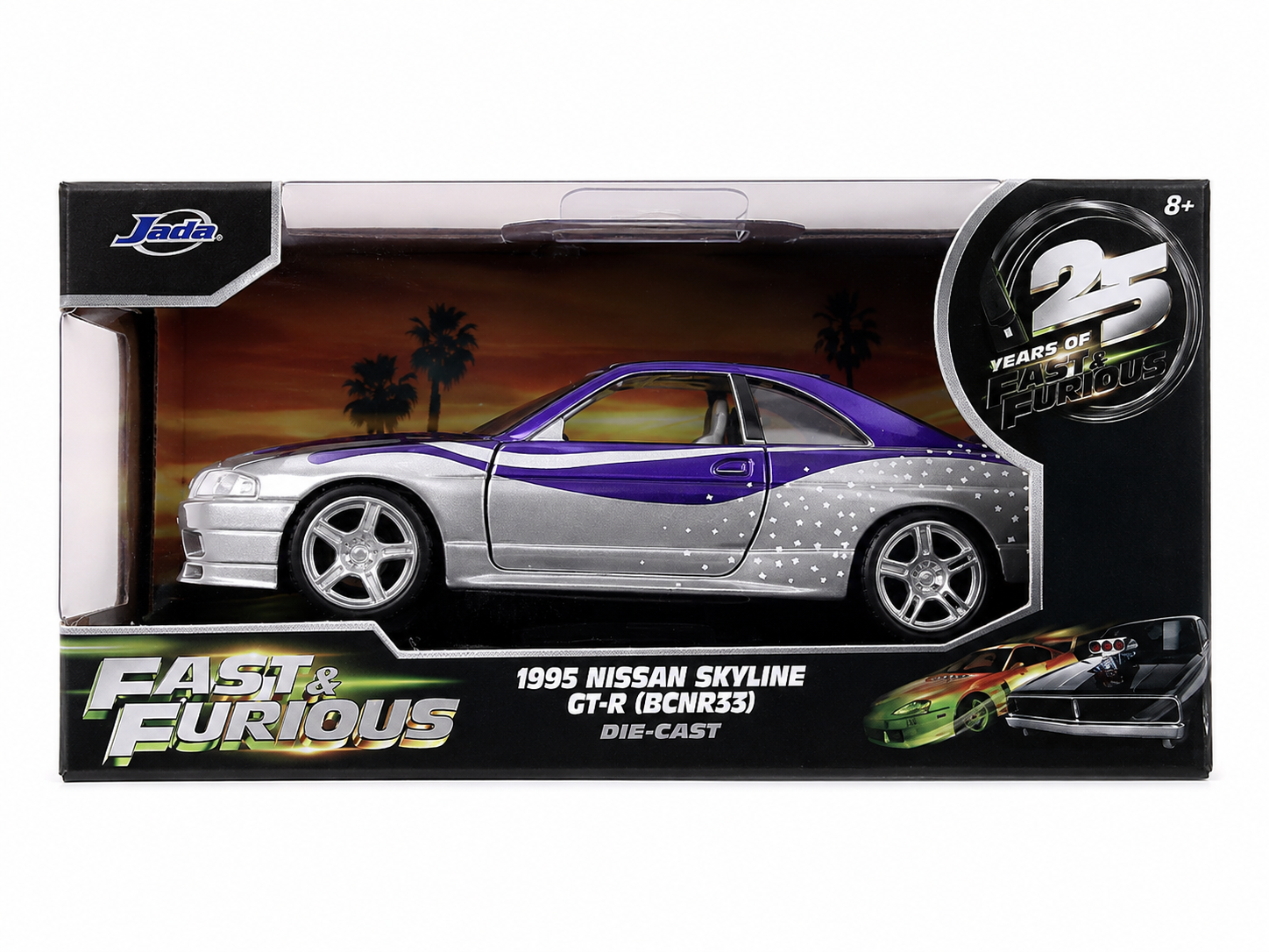 JADA FAST & FURIOUS - 1995 NISSAN SKYLINE GT-R (BCNR33)