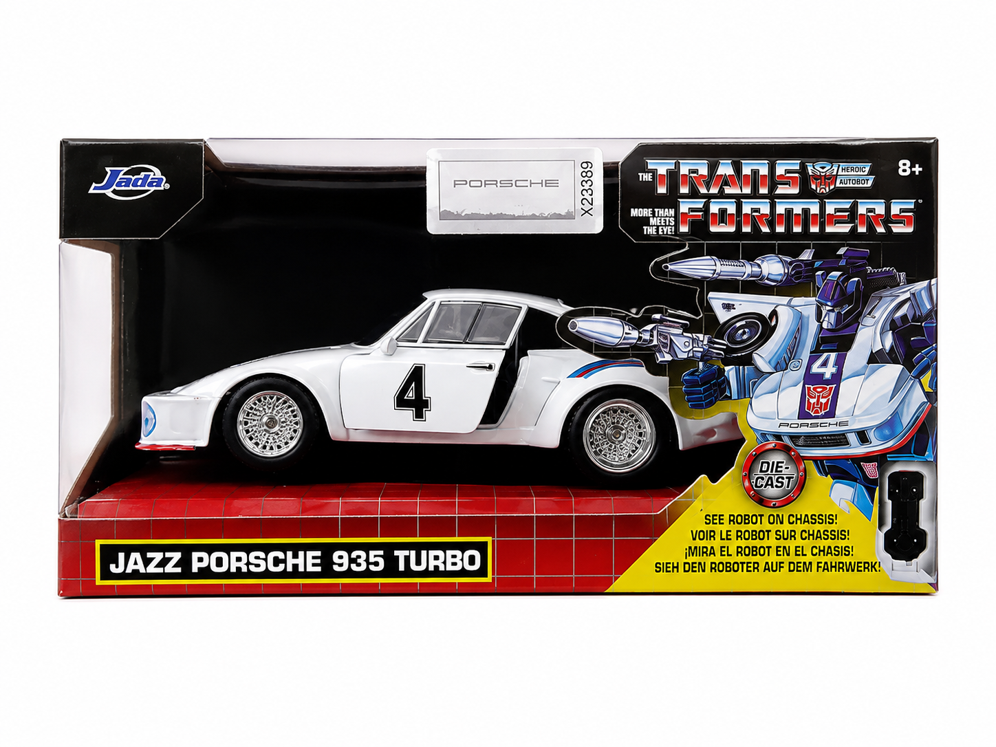 JADA TRANSFORMERS - JAZZ PORSCHE 935 TURBO