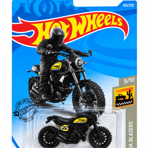 HOT WHEELS BASIC - DUCATI SCRAMBLER HOT WHEELS EDITION (TARJETA DAÑADA)
