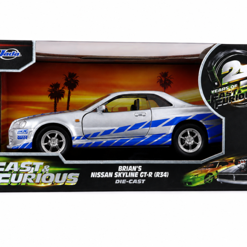 JADA FAST & FURIOUS - BRIAN'S NISSAN SKYLINE GT-R (R34)