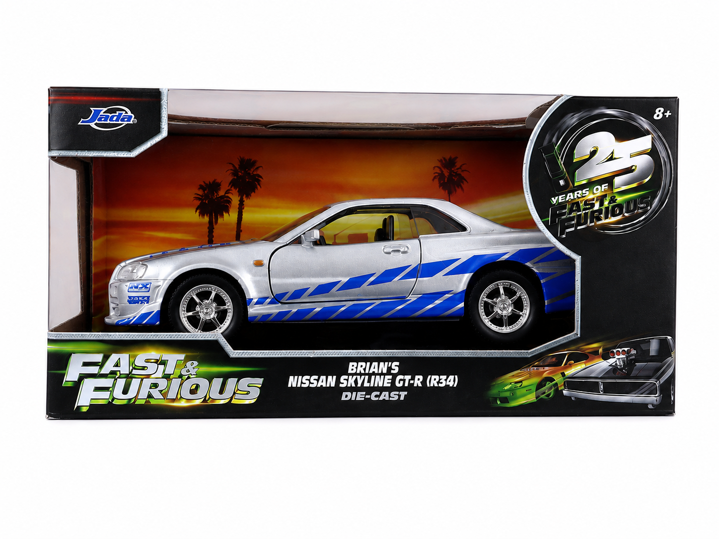 JADA FAST & FURIOUS - BRIAN'S NISSAN SKYLINE GT-R (R34)